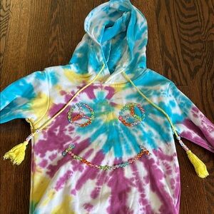 Colorful Tie-Dye Kids Hoodie